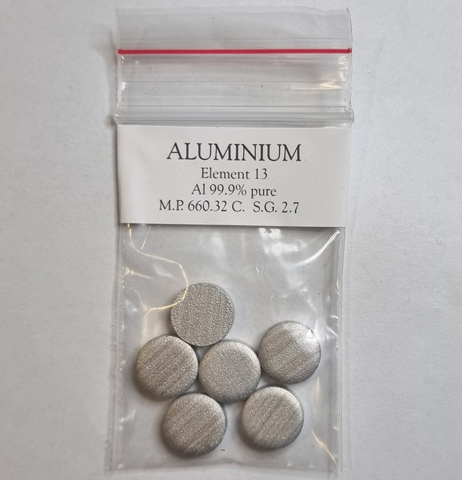 Aluminium, high purity Disks