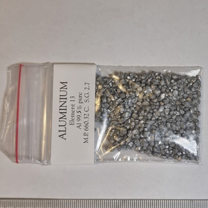 Aluminium Granules 10 Gram Sample Bag
