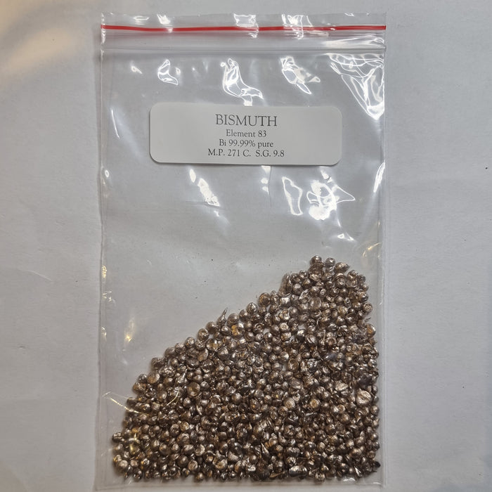 Bismuth Metal Granules 100 Gram Bag