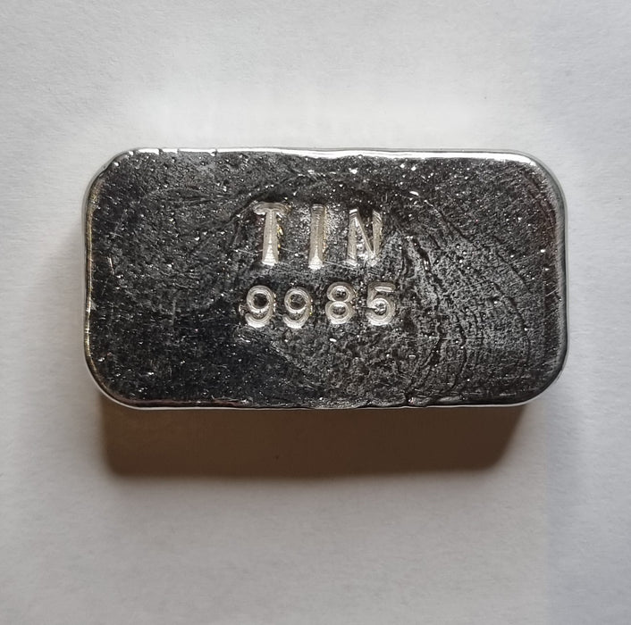 Tin Metal 80 Gram Ingot