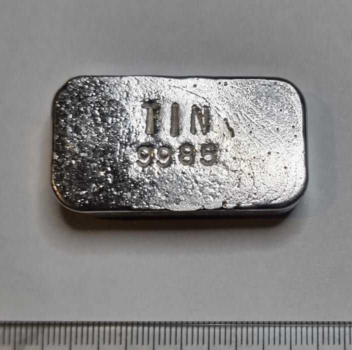 Tin Metal 80 Gram Ingot