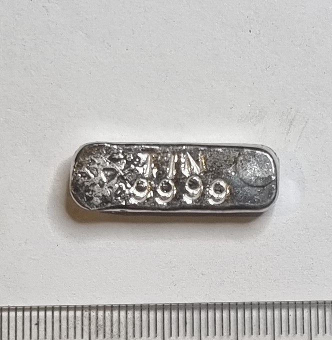 Tin Metal Ingot 10g
