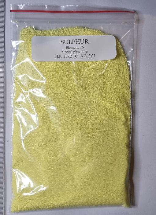 Sulphur - Yellow Elemental Powder
