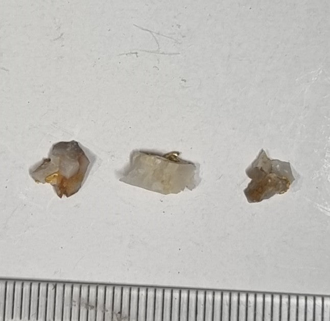 3 Specimens of Gold in Quartz - Berringa Victoria Australia   25194