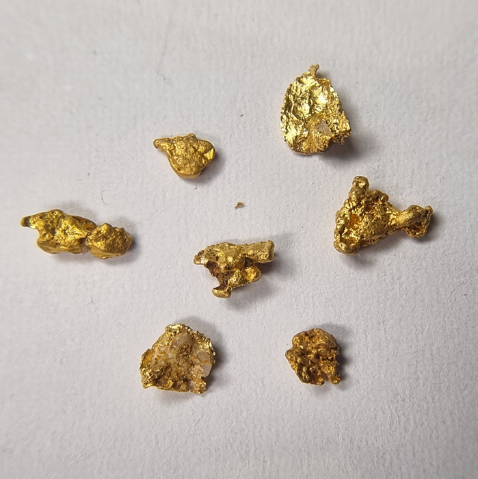 Gold Nuggets half Gram Lot (25202)