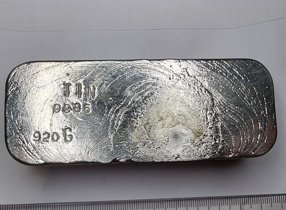 Tin Metal 920g Ingot