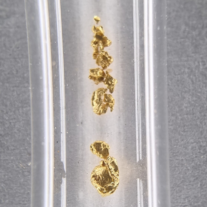 Alluvial Gold Sample .1 Gram in Bottle