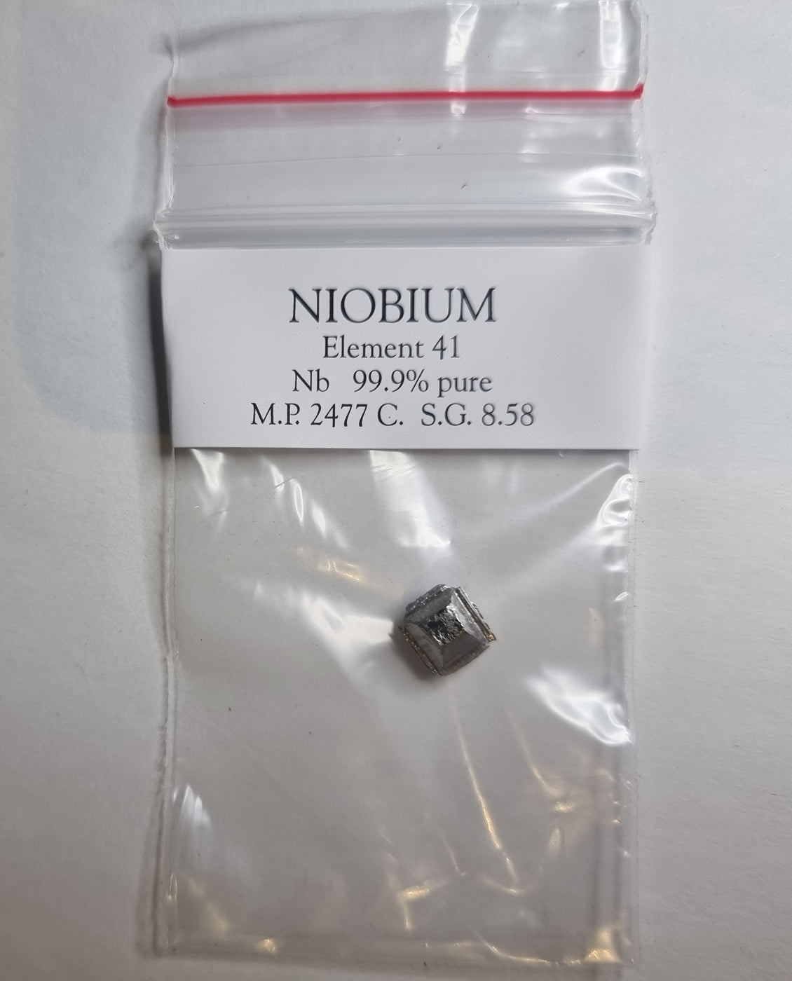 Niobium Metal Sample – Billing Metals & Manufacturing