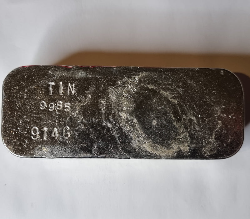 Tin Metal 914g Ingot