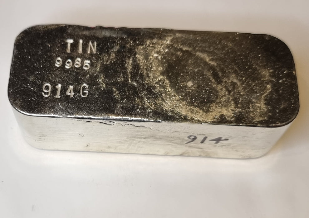 Tin Metal 914g Ingot
