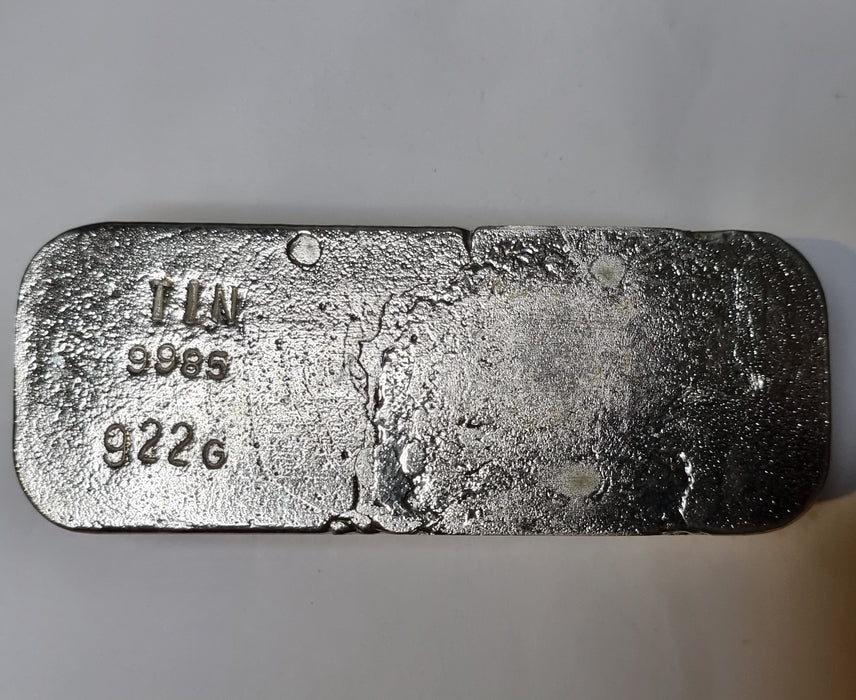 Tin Metal 922g Ingot