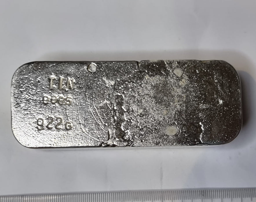 Tin Metal 922g Ingot