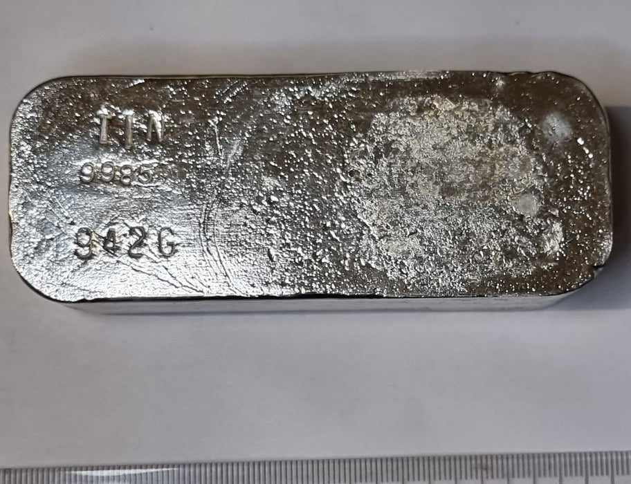 Tin Metal 942g Ingot