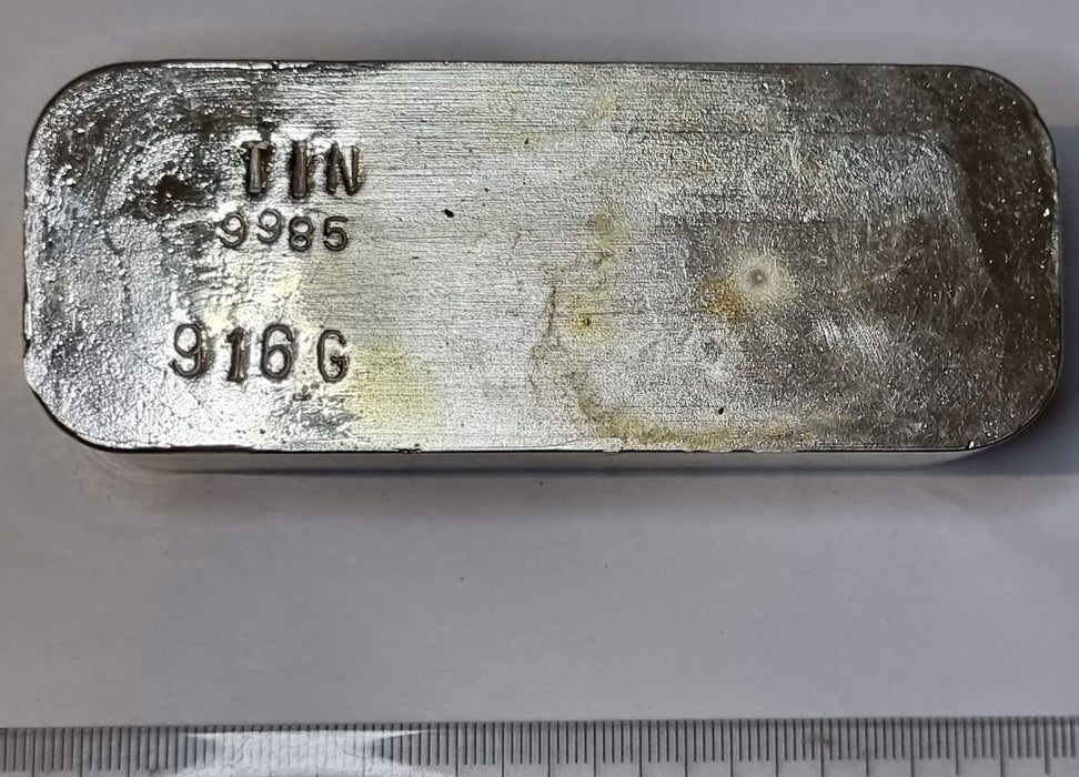 Tin Metal 916g Ingot