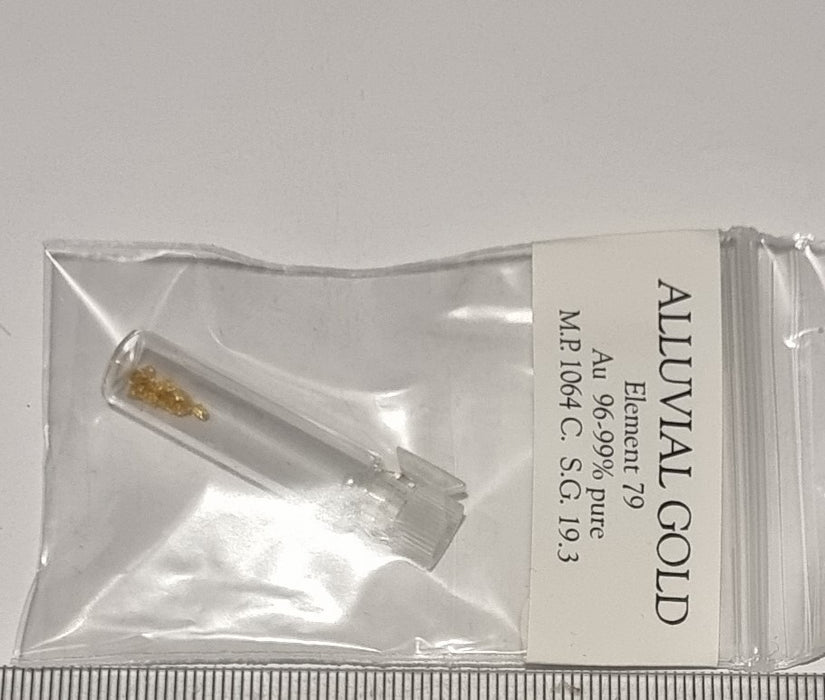 Alluvial Gold Grains .3 Gram in Bottle
