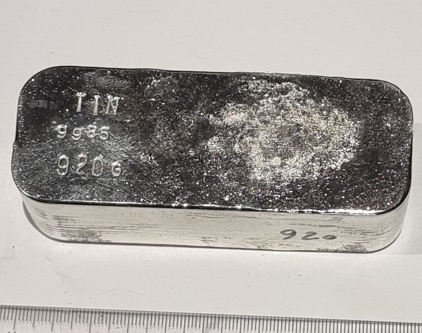 Tin Metal 920g Ingot