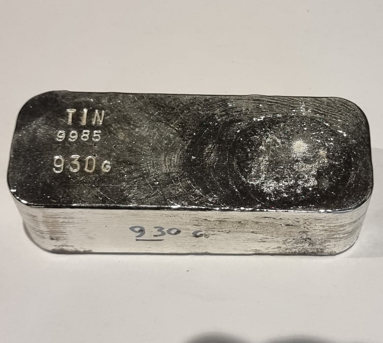 Tin Metal 930g Ingot
