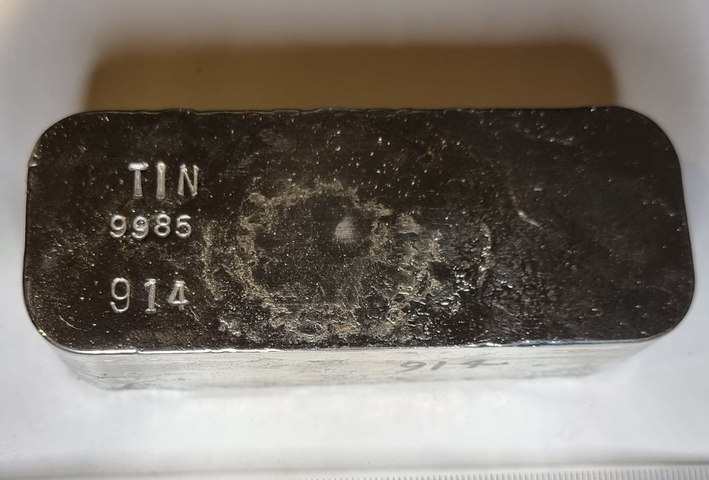 Tin Metal 914g Ingot