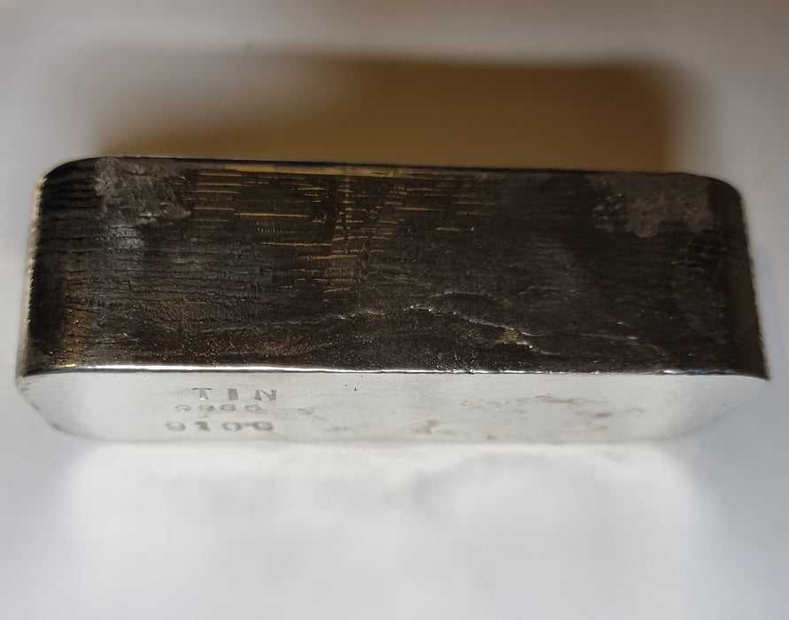 Tin Metal 910g Ingot